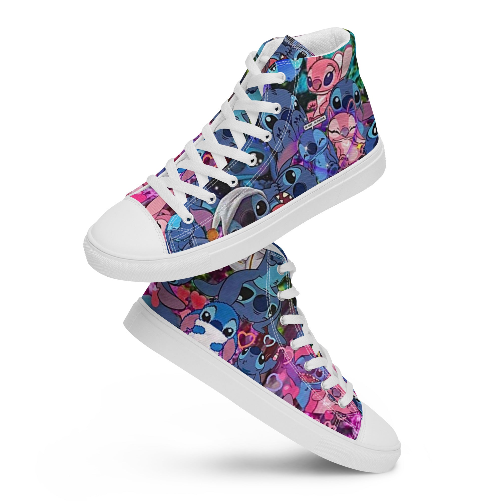 Disney Little & Big Girls Stitch High-Top Sneaker - Walmart.com