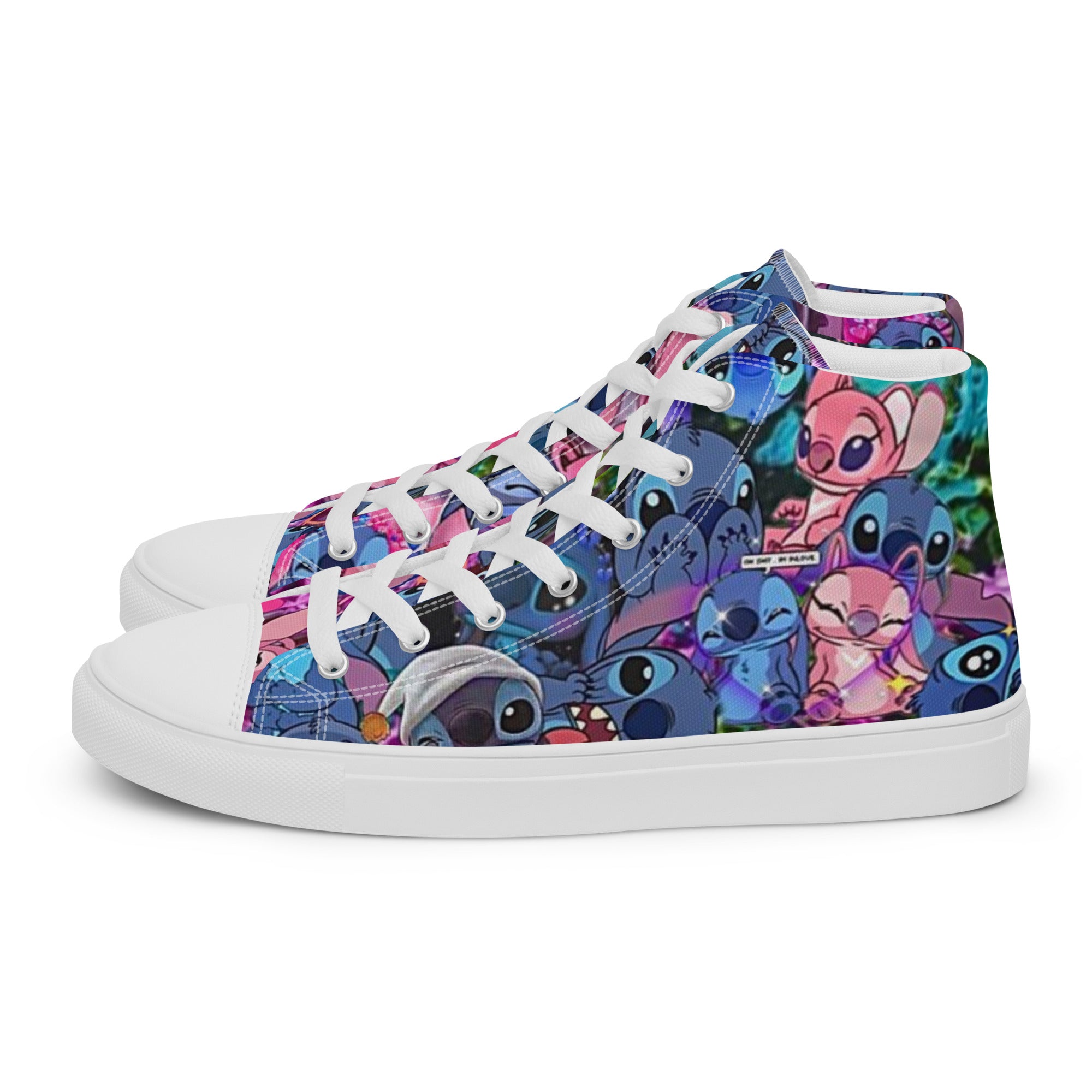Disney Little & Big Girls Stitch High-Top Sneaker - Walmart.com